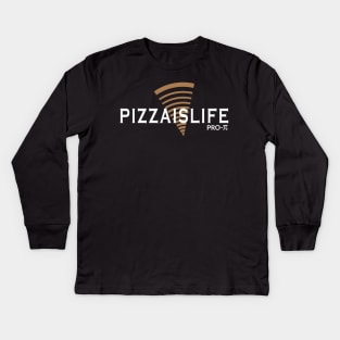 Pizzaislife Pro Pi Kids Long Sleeve T-Shirt